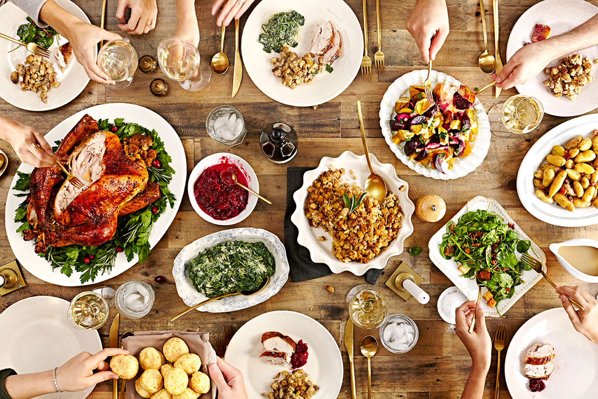 Five most popular Thanksgiving foods