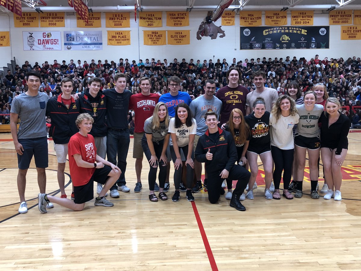 Forty-one Batavia athletes commit to play in college