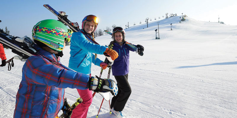Top two ski resorts in Midwest