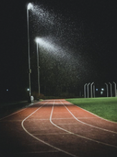 Weather conflicts with outdoor track scheduling 